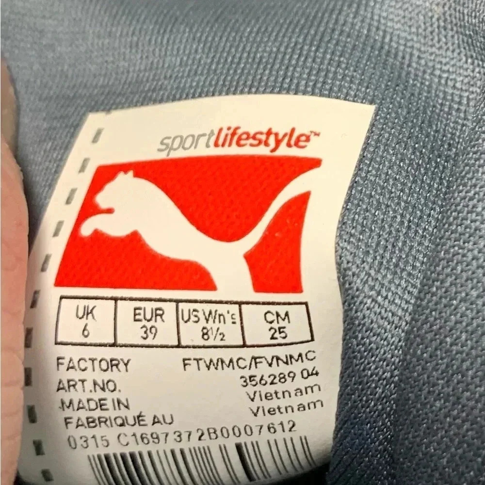 Puma Shoes Womens 8 Glyde Lite Athletic Sneakers 356289 05 Black Fabric Lace Up - Picture 4 of 4